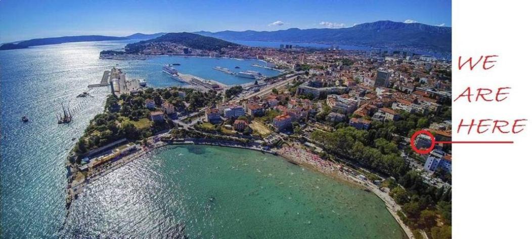 Studio At Bacvice Beach Split Kültér fotó